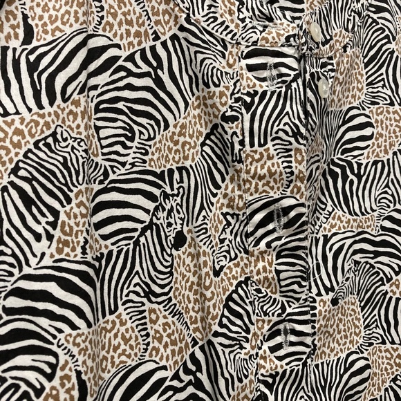 💕6 listings/$12💕 J.CREW safari print dress - Picture 4 of 6